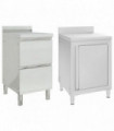 Commercial Kitchen Cabinets 2 pcs Stainless Steel