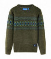 Kids' Sweater Knitted Khaki 92