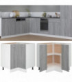 Kitchen Cabinet Grey Sonoma 75,5x75,5x80,5 cm Engineered Wood
