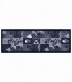 vidaXL Kitchen Carpet Washable Coffee Blue 60x180 cm