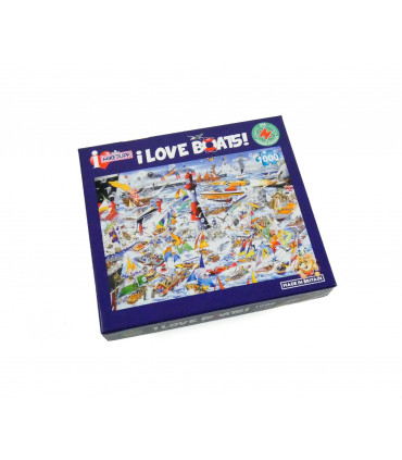 Mike Jupp I Love Boats 1000 Piece Jigsaw Puzzle