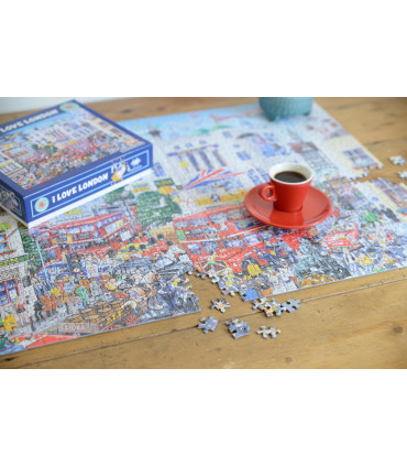 Mike Jupp I Love London 1000 Piece Jigsaw Puzzle