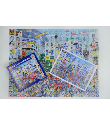 Mike Jupp I Love London 1000 Piece Jigsaw Puzzle