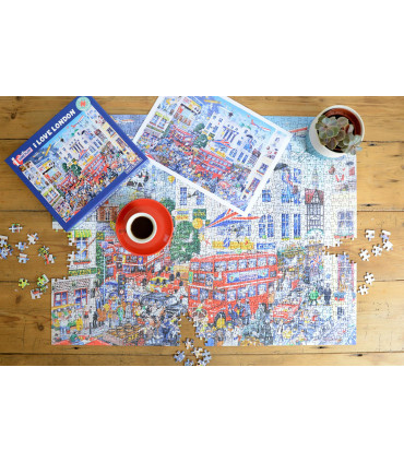 Mike Jupp I Love London 1000 Piece Jigsaw Puzzle