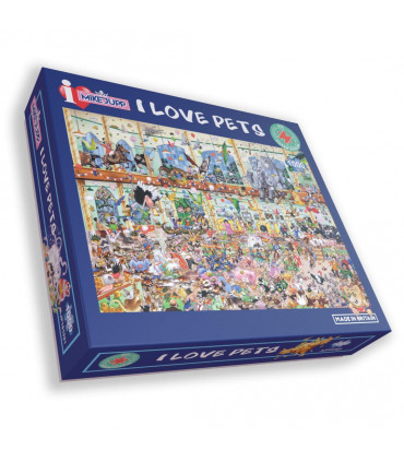 Mike Jupp I Love Pets 1000 Piece Jigsaw Puzzle