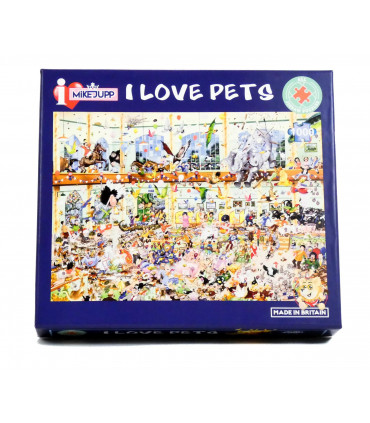 Mike Jupp I Love Pets 1000 Piece Jigsaw Puzzle