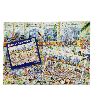 Mike Jupp I Love Pets 1000 Piece Jigsaw Puzzle