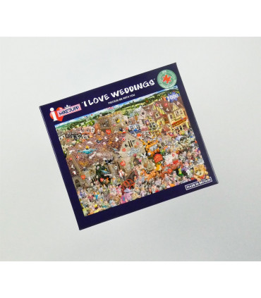 Mike Jupp I Love Weddings 1000 Piece Jigsaw Puzzle