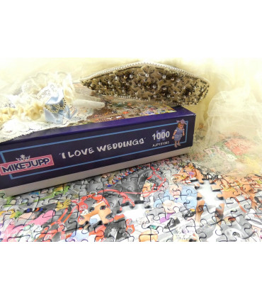Mike Jupp I Love Weddings 1000 Piece Jigsaw Puzzle