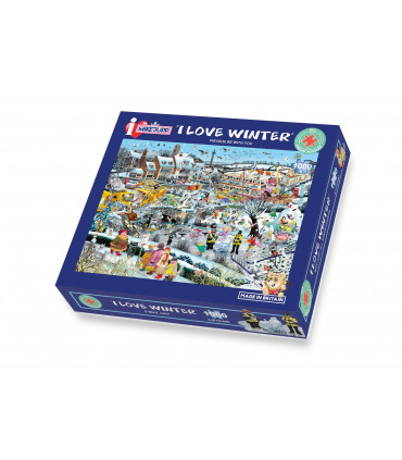 Mike Jupp I Love Winter 1000 Piece Jigsaw Puzzle