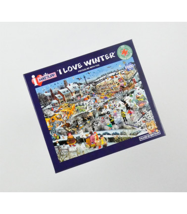 Mike Jupp I Love Winter 1000 Piece Jigsaw Puzzle
