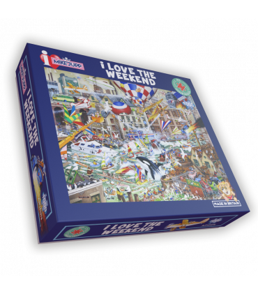 Mike Jupp I Love the Weekend 1000 Piece Jigsaw Puzzle