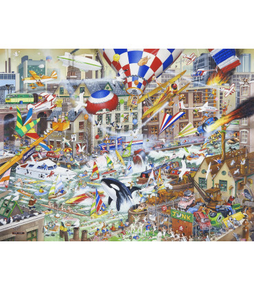 Mike Jupp I Love the Weekend 1000 Piece Jigsaw Puzzle