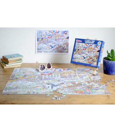 Mike Jupp I Love the Weekend 1000 Piece Jigsaw Puzzle