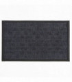 Millbrook Cross Embossed Backed Polypropylene 45x75cm Grey Doormat