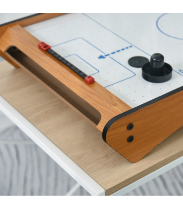 Mini Air Hockey Tabletop Game w/ 2 Pucks Pushers Fan Scoreboard  HOMCOM