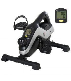 Mini Exercise Bike 8 Levels Magnetic Resistance Leg Fitness LCD Display HOMCOM