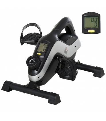 Mini Exercise Bike 8 Levels Magnetic Resistance Leg Fitness LCD Display HOMCOM