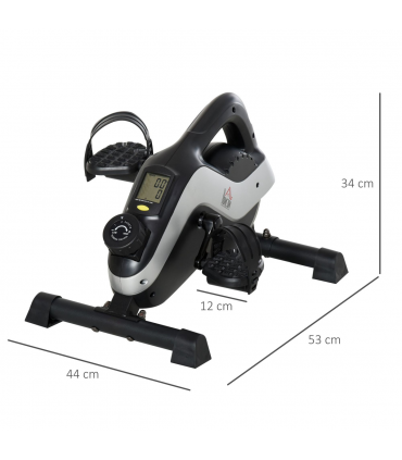 Mini Exercise Bike 8 Levels Magnetic Resistance Leg Fitness LCD Display HOMCOM