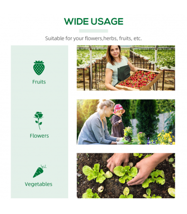 Mini Greenhouse, with Durable PE Cover, 119x60x60cm