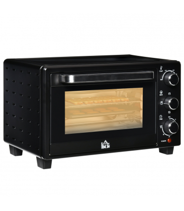 Mini Oven, 21L Grill, Toaster Timer, Baking Tray and Wire Rack, 1400W