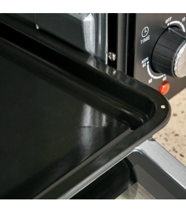 Mini Oven, 21L Grill, Toaster Timer, Baking Tray and Wire Rack, 1400W