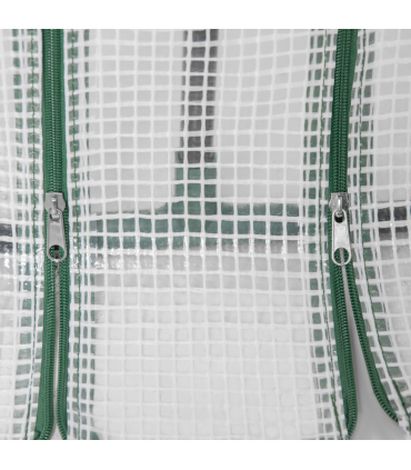 Greenhouse Poly tunnel Steel White 180L x 90W x 90Hcm Mini Small for Plants