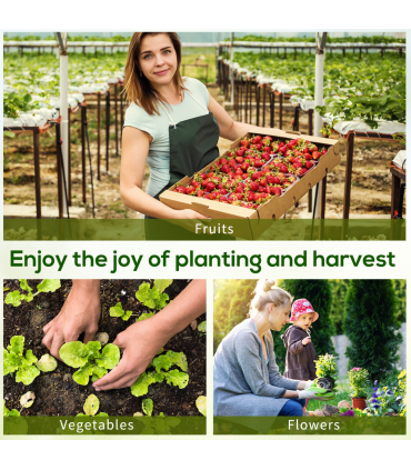 Mini Small Greenhouse Steel Frame & PE Cover & Zip Window 180x90x90cm