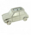 Miniature Clock Silvertone Plated Mini Motor Car Solid Brass IMP67S - CLEARANCE NEEDS RE-BATTERY