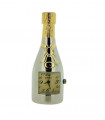 Miniature Clock Two tone Plated Champagne Bottle clock Solid Brass IMP1031- CLEARANCE NEEDS RE-BATTERY