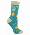 Miss Sparrow - Fruit Socks (4-7 / Lemon (Turquoise))