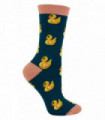 Miss Sparrow - Rubber Ducks Socks (4-7 / Teal)