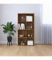 Book Cabinet/Sideboard Brown Oak 66x30x130 cm Engineered Wood