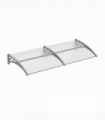 Door Canopy Awning Outdoor Window Rain Shelter Cover Clear