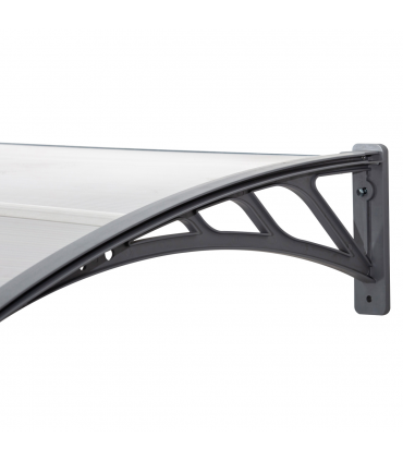 Door Canopy Awning Outdoor Window Rain Shelter Cover Clear