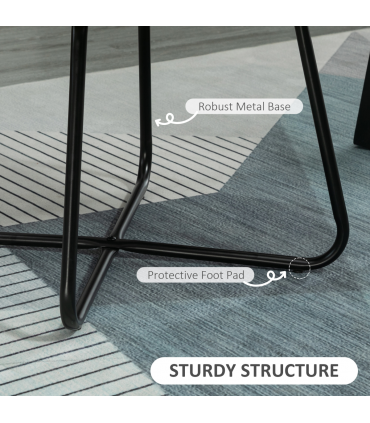 Modern Accent Chair Velvet-Feel Upholstered Lounge Armchair Metal Base Grey