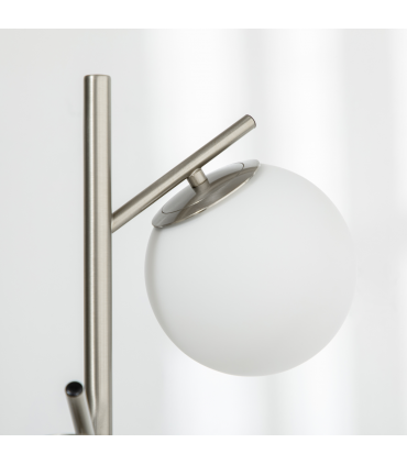 Modern Floor Lamp for Living Room Bedroom, 3 Light Tree Standing Lamp, Silver