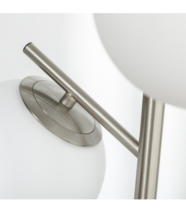 Modern Floor Lamp for Living Room Bedroom, 3 Light Tree Standing Lamp, Silver