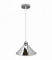 Modern Industrial Loft Chrome Ceiling Pendant Light Metal Cone Shape Shade Indoor Hanging Light