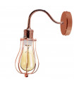 Metal Rose Gold Modern Industrial Wall Mounted Light Indoor Rustic Sconce Lamp