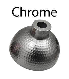 Ceiling Light Shade Modern Retro Metal Chrome 26cm(Diameter)*16.5cm(Height)