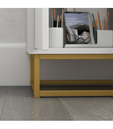 Modern Storage Cabinet Freestanding Cupboard with 3 Drawers for Dining Room