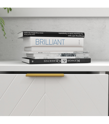 Modern Storage Cabinet Freestanding Cupboard with 3 Drawers for Dining Room