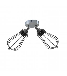 Ceiling Light Modern Vintage Industrial Retro Loft Chrome Metal Pendant Light