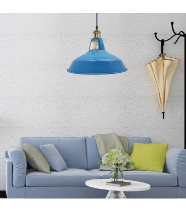 Modern Vintage Industrial Retro Metal Lamp Shade Loft Pendant Ceiling Light