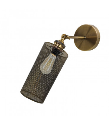 Wall Light Lamp Metal Brushed Copper 20.89 x 17.56 x 8.98 cm 2 kg