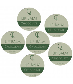 Moisturising Lip Balm - Chocolate x6 tins