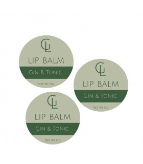 Moisturising Lip Balm - Gin and Tonic x3 tins
