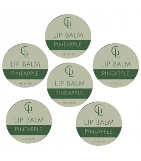 Moisturising Lip Balm - Pineapple x6 tins