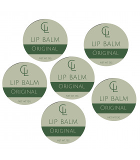 Moisturising Lip Balm - Unflavoured x6 tins